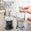 Light Luxury Toothpick Box Casa High-end personalizado criativo urso palito cartucho Advanced Floss Box Cotton Swab caixa de armazenamento comercial