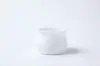 Vaso de Flores Mini de Plástico para Fio de Crochê, Vaso Branco Pequeno, Vaso Redondo Espessado de PP Personalizado, Decoração de Carro, Exibição de Banca Artesanal
