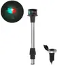 Luz de sinalização LED para navegação de iate vendida na fábrica, luz integrada de proa vermelha e verde, base plugável 12 12V CC
