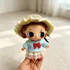 Solo Ropa de Muñeca Adecuada para Muñecas Nyota Little Moments Serie 15cm, Camiseta de Minnie, Falda Blanca de Gasa, Bolso de Hombro Kt