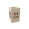 Caja de Embalaje Personalización Caja de Cartón Blanco Personalización de Pequeños Lotes Caja de Avión de Piel de Vaca Impresión Caja de Color para Juguetes de Cartón Corrugado