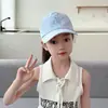 Gorra de Béisbol Infantil con Opción para Cola de Caballo, Sombrero de Sol para Niñas para Protección Solar en Verano, Gorra Visera para Niñas