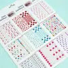 Pegatinas Faciales Transfronterizas Serie 08 en Stock, Pegatinas para Maquillaje de Ojos, Pegatinas de Ojos de Diamante, Pegatinas para Cejas, Accesorios de Perlas, Arte de Uñas DIY para Niños