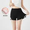Pantalones cortos de seguridad para niñas 7A antibacterianos transpirables 2026 nuevos anti-exposición cintura no ajustada ropa interior de dos en uno para niñas