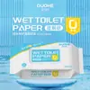 Papel Higiénico Húmedo 40 Paquetes Grandes Se Puede Tirar Directamente al Inodoro para que los Adultos Limpien Partes Íntimas y Caja de Toallitas Húmedas para Inodoro Venta al por Mayor