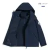 Traje de tres piezas para mujer color camello, mismo estilo, blanco, morado wisteria, impermeable, a prueba de viento, para viaje, senderismo, petite, alpinismo