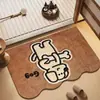 Alfombrilla de Diatomeas para Puerta de Entrada, Alfombrilla Absorbente de Secado Rápido Antideslizante para Cocina y Baño del Hogar