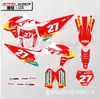 Aplicável a 19-22ktm SX250F EXC Kaixi Hengjian Bothur X6 Mingfu decalques para motocicleta off-road