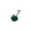 Pendientes de Aleación de Titanio F136 con Barra Integrada de Rosca Externa Clavos de Hueso de Oreja para Perforación de Oreja Sin Quitar los Pendientes Tapones Redondos para Oreja