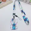 Lanyard Largo Lilo & Stitch Funda Protectora para Tarjeta de Autobús Tarjeta de Comida Estudiantil Control de Acceso al Campus Funda Protectora para Documentos