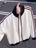Chaqueta negra elegante con cuello alto para hombre y mujer, cárdigan de punto fino para otoño con hombros caídos, prenda exterior holgada de marca moderna estilo japonés