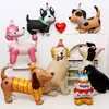 Globo de Película de Aluminio para Perro de Mascota Estilo Nuevo Globo de Animal de Pie Tridimensional 3D Decoración de Fiesta de Cumpleaños Juguete