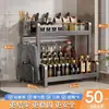 Prateleira de Especiarias de Aço Inoxidável para Cozinha Doméstica, Multifuncional Triangular de Canto para Armazenamento de Condimentos com Drenagem
