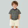 Traje de Manga Corta para Niños Algodón Puro Verano Conjunto de Dos Piezas de Shorts para Niños Ropa de Verano para Bebés Nuevo Estilo 2026 Ropa para Niños Pequeños y Medianos