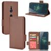 Para SONY Xperia XZ2 Funda de Cuero Tipo Libro Tarjetero SONY xz2 Funda para Teléfono Móvil Funda Protectora Hebilla Lateral Patrón Lichi