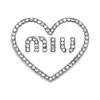 Zuecos de estilo lujoso transfronterizos, con pedrería brillante, adornos de flor de perla y cadena en forma de corazón, accesorios de hebilla de metal desmontables para zapatos