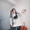Suéter con Capucha Sencillo de Moda para Viajes Cortos, Hombrecito, Ropa con Capucha Estampada para Mujeres, Estudiante de Secundaria, Sudadera Elegante para Socialité