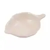 Plato con esmalte craquelado de hielo esencial para spa salón de belleza plato para mezclar aceites esenciales plato de hoja plato pequeño de cerámica plato de belleza plato para salsas tazón