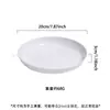 Plato Redondo de Paja de Trigo Transfronterizo de Amazon 20cm23cm Plato para Servir Plato para Comedor en Casa Plato Redondo Plato para Frutas