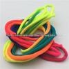Corda de nylon colorida com gradiente direto da fábrica 5mm Corda redonda de cor fluorescente para tênis de placa esportiva Corda trançada nó chinês