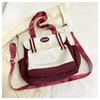 Bolsa de viaje ligera de nailon, impermeable, estilo coreano, para corta distancia, informal, de gran capacidad, portátil, cruzada, deportiva, para mujer.