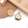 Menina Fofa Coração Flor Rosa Pingente DIY Acessórios para Chaveiro Flor de Cerejeira Colar Pulseira Material de Pingente