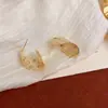 Pendientes Metálicos Irregulares con Incrustaciones de Diamantes Exagerados Personalizados Transfronterizos, Pendientes Femeninos, Modernos, de Estilo Simple y Genial al por Mayor
