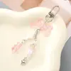Ins Nuevo Llavero Colgante de Lazo de Acrílico Personalizado Colgante para Bolsa DIY Cadena Colgante para Cubierta de Auriculares Joyería