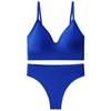 Roupa íntima feminina sem aro plus size costas ajuste camisola fina peito pequeno push-up sutiã francês em forma de T