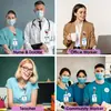 Nuevo Clip de Insignia para Bolsa de Sangre Médica Acrílico Plano Transfronterizo, Portatarjetas de Identificación, Clip Retráctil de Fácil Extracción