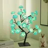 Lámpara de rama de rosa LED transfronteriza USB flor artificial decoración de dormitorio regalo de Navidad San Valentín lámpara de mesa pequeña decorativa