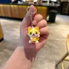 Nuevo Llavero de Pata de Gato y Cachorro de Dibujos Animados, Colgante para Mochila de Estudiante, Decoración de Bolso con Muñeca Pequeña, Regalo Pequeño