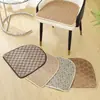 Almofada de Cadeira de Verão Mat Gelado Seda Fria Mat de Rattan Banqueta Curva Escritório Sala de Jantar Casa Respirável Pad Refrescante de Verão Almofada de Cadeira