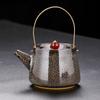 Multi-cor forno mudança feixe pote vintage portátil bule cerâmica casa característica kung fu chá conjunto único bule