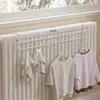 Gancho para radiador de calefacción tendedero para tuberías de calefacción del hogar estante de almacenamiento superior para radiador de calefacción artefacto para secar ropa sin perforaciones