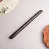Palo de Bambú de Sándalo Morado de Alta Gama, Disco de Ébano, Palo Corto, Pieza de Mano, Palo de Madera Maciza para Defensa Personal, Palo para Tendones, Palo Rodante
