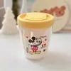 Nueva Taza de Fruta Taza de Ensalada para Desayuno Portátil para Llevar Picnic con Tenedor y Tapa Taza con Drenaje de Doble Capa Taza de Fruta