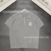 Camiseta de Punto de Manga Corta 26 Verano Nueva Fina de Comercio Exterior Cuello Polo Color Sólido Casual Versátil Pulóver para Mujer