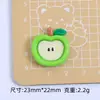 Brinquedos de Comida de Maçã Desenho Animado Fofo Feito à Mão Acessórios DIY Cola de Creme Resina Peças Pequenas Fivela de Sapato Crocs Materiais