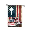 Bandera de Jardín del 250 Aniversario de Estados Unidos Transfronteriza Decoración para Fiesta Festiva Colgante para Patio Exterior