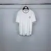 Venda Direta de Fábrica Tb Verão Novo Estilo Círculo Cachorro Cor Listrado Fio Gola Redonda Manga Curta Camiseta Casual para Homens e Mulheres
