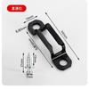 Conector dos en uno engrosado para muebles, sujetador dos en uno invisible para carpintería, armario, armario, accesorios de herrajes para muebles