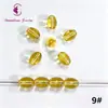 Pulsera de cuentas sueltas de cristal ovaladas, hecha a mano, con cuentas, material tejido, accesorios para pulsera.