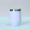 Transfronterizo Nuevo Taza Huevo 12oz Termo Acero Inoxidable 304 Mini Forma de U Taza Huevo Portátil Taza de Agua para Coche