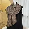 Bufanda Diagonal de Seda de Morera Estilo Old Money con Estampado Paisley Vintage, Nueva Colección de Primavera, Elegante Bufanda de Cinta de Gasa de Seda de Lujo Ligero
