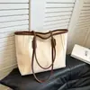Bolso de Mano Transfronterizo de Gran Capacidad para Mujer 2025 Nuevo Estilo Coreano Versátil Bolso Tote para el Trabajo Bolso de Hombro de Moda