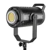 Luz de Relleno Metálica de 120W/200W/300W para Transmisión en Vivo, Fotografía con Luz Suave, Lámpara Solar de Luz Constante Cob con Reflector Profundo y Soporte