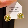 Aretes de Tachuela Redondos de Zirconia Chapados en Oro Real de 14k Estilo Francés Temperamento Versátiles de Alta Gama Nicho Exquisitos Accesorios de Pendientes para Mujeres