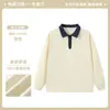 Sudadera con media cremallera Estampado personalizado Logo Ropa de trabajo corporativa Cuello solapa Manga larga Camisa publicitaria Atuendo para empleado de ventas Ropa exterior