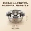 Tazón infantil de acero inoxidable 316L, tazón de doble asa de dibujos animados, tazón para autoalimentación de bebé, tazón de sopa para el hogar, antideslizante y antiquemaduras